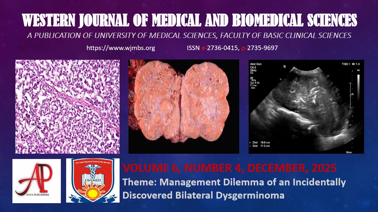 					View Vol. 6 No. 4 (2025): Management Dilemma of an Incidentally Discovered Bilateral  Dysgerminoma
				